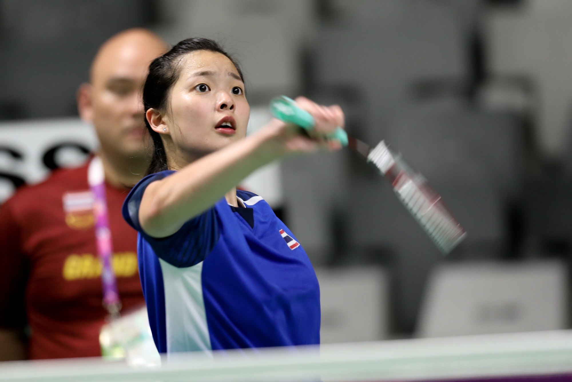 Ve ngoai xinh dep cua hot girl cau long Thai Lan anh 8