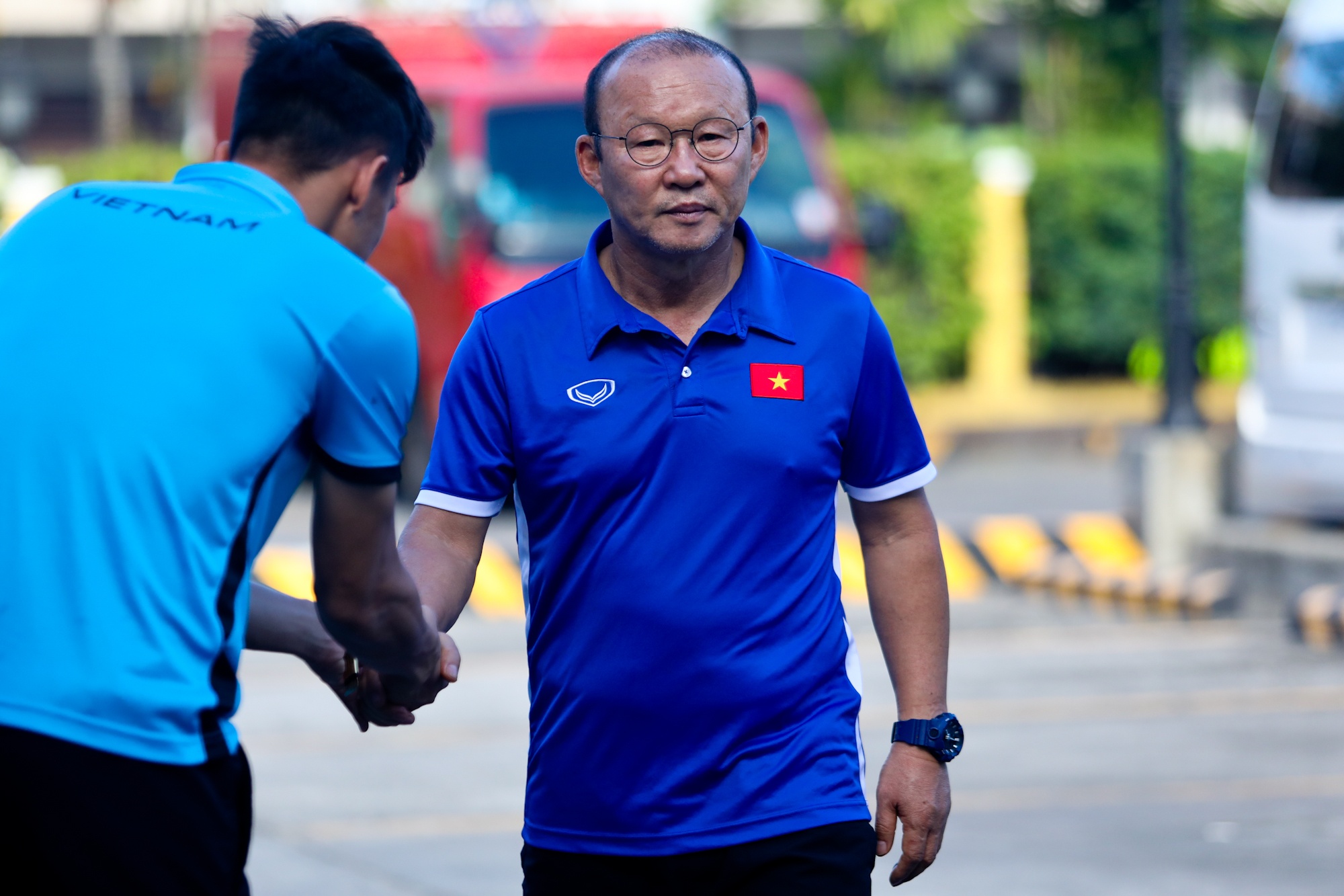 Tuyển Việt Nam tập buổi đầu tiên trên đất Bacolod ảnh 4 Tuyen Viet Nam tap buoi dau tien tren dat Bacolod anh 4