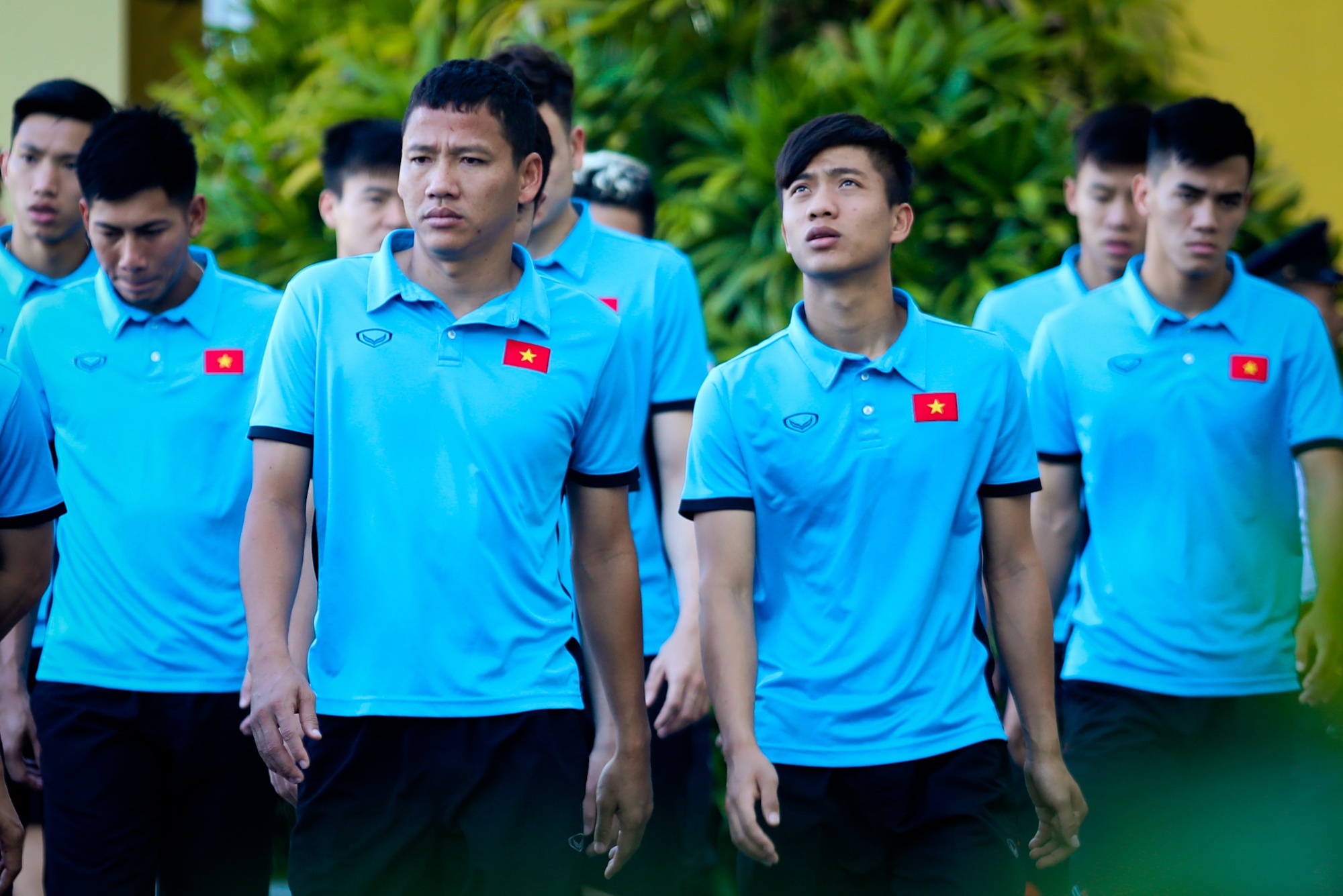 Tuyển Việt Nam tập buổi đầu tiên trên đất Bacolod ảnh 6 Tuyen Viet Nam tap buoi dau tien tren dat Bacolod anh 6