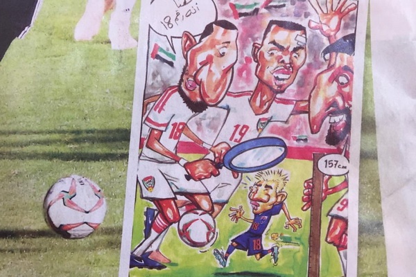 Bao UAE che gieu ‘Messi Thai Lan’: Ga so 18 chi cao 1,57 m hinh anh