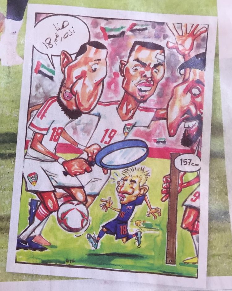 Bao UAE che gieu Messi Thai Lan anh 1