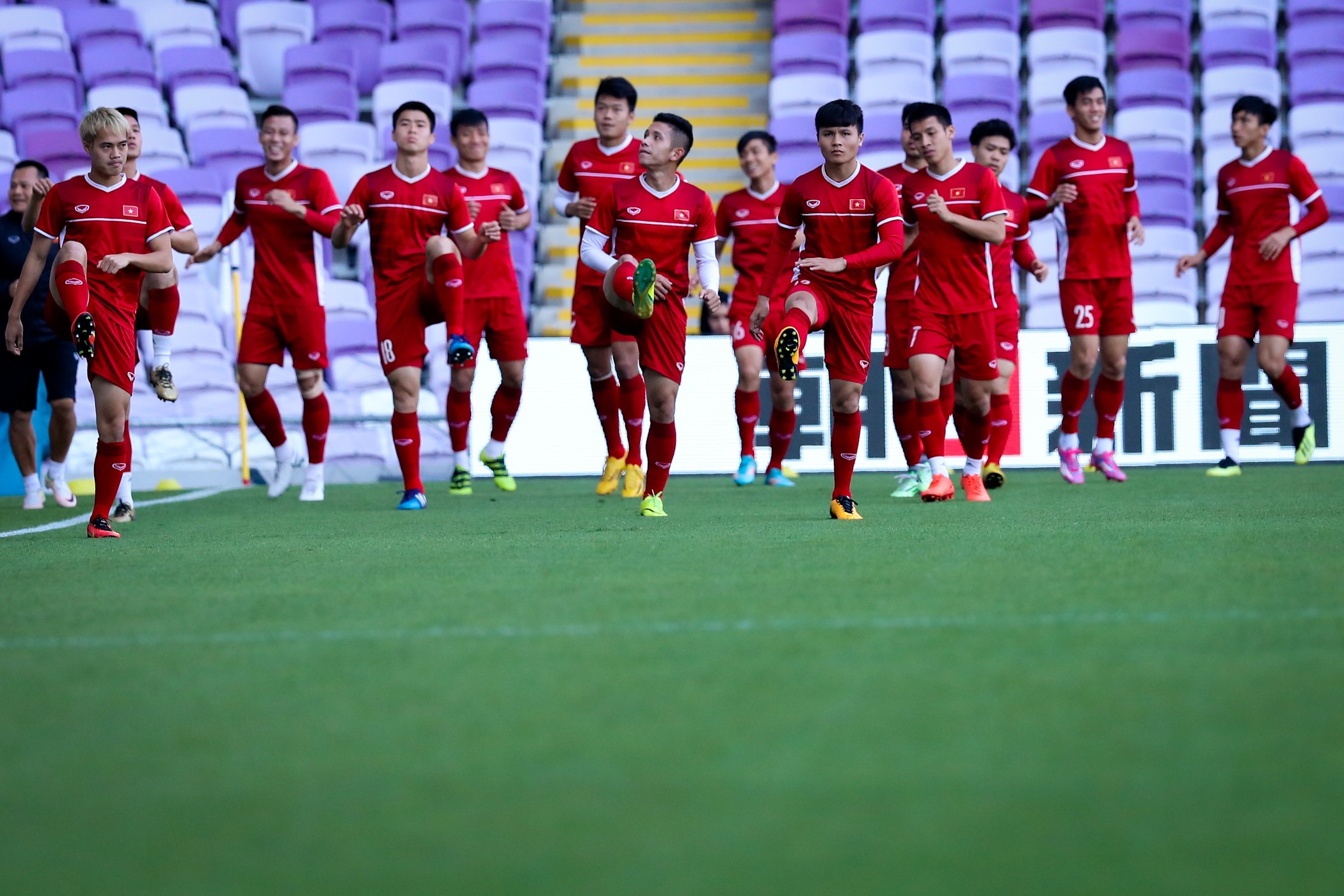 Tuyen Viet Nam tap buoi cuoi cung truoc tran Yemen anh 1