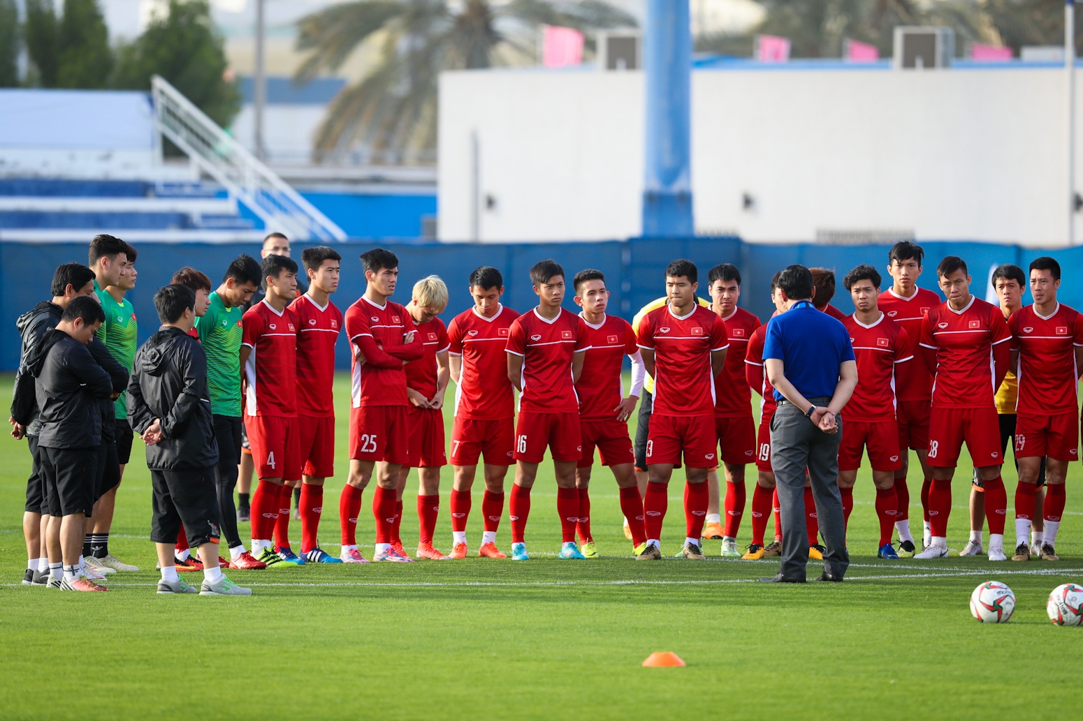 Tuyen Viet Nam tap buoi cuoi truoc tran Nhat Ban anh 1