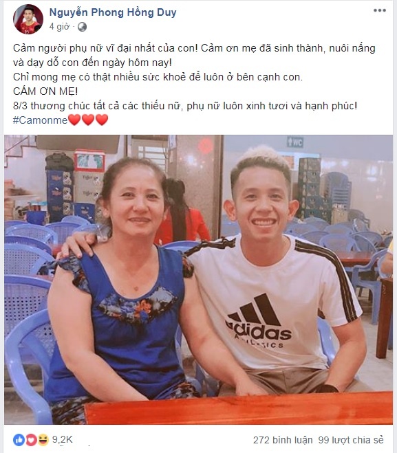 Tuyen thu Viet Nam gui loi chuc cam dong anh 1