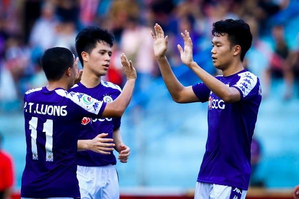 CLB Ha Noi lan dau vuot qua vong bang AFC Cup sau nua thap ky hinh anh