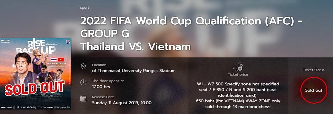 Vé trận Thái Lan - Việt Nam ảnh 2 Ve tran Thai Lan - Viet Nam anh 2