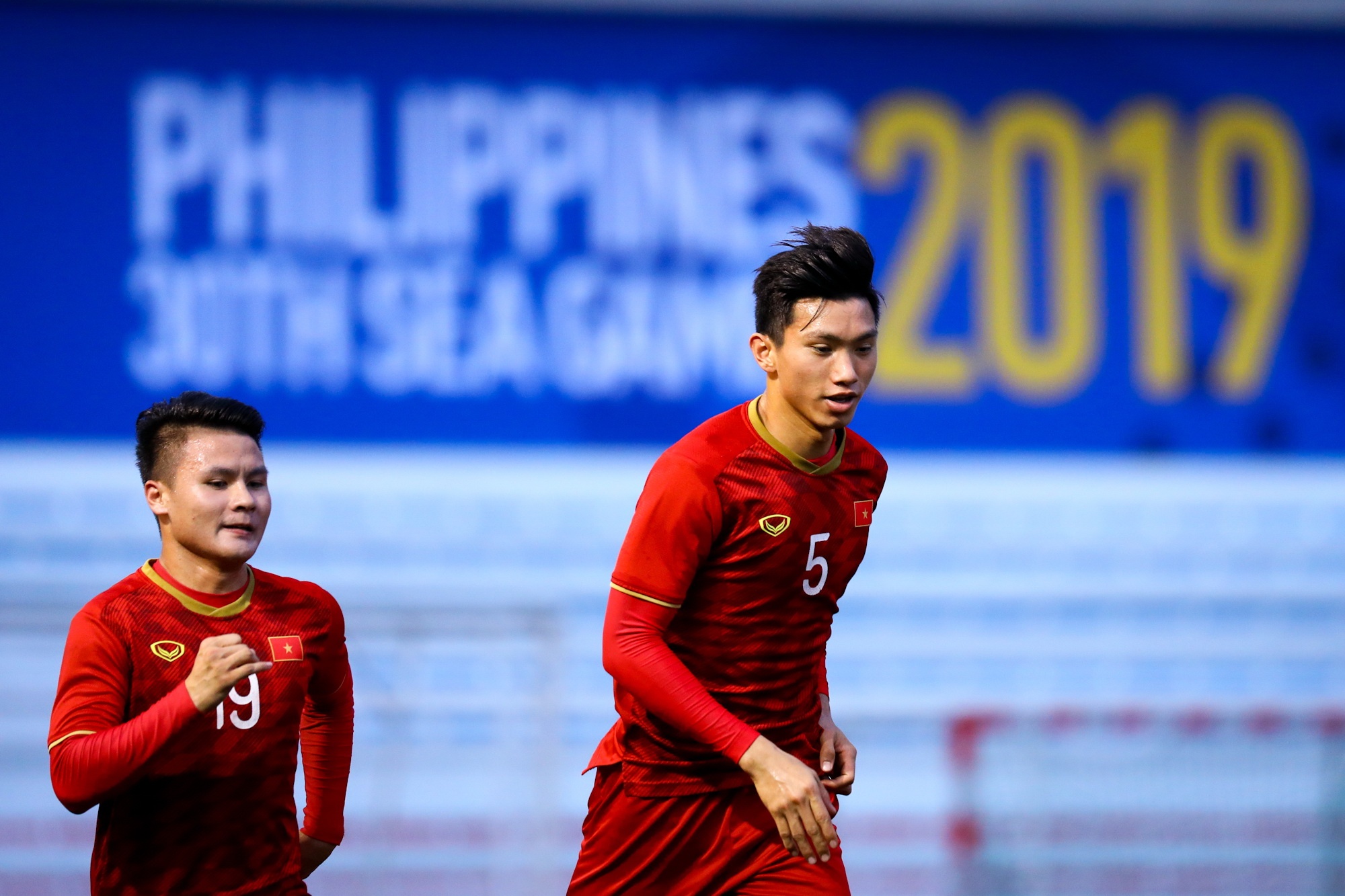 U22 Viet Nam dau tap noi bo o Manila anh 5