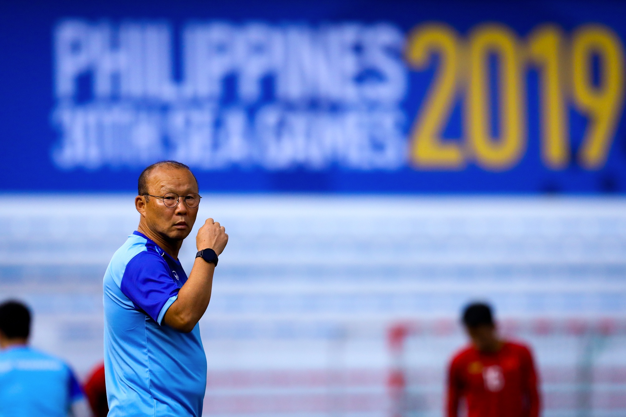 U22 Viet Nam dau tap noi bo o Manila anh 6