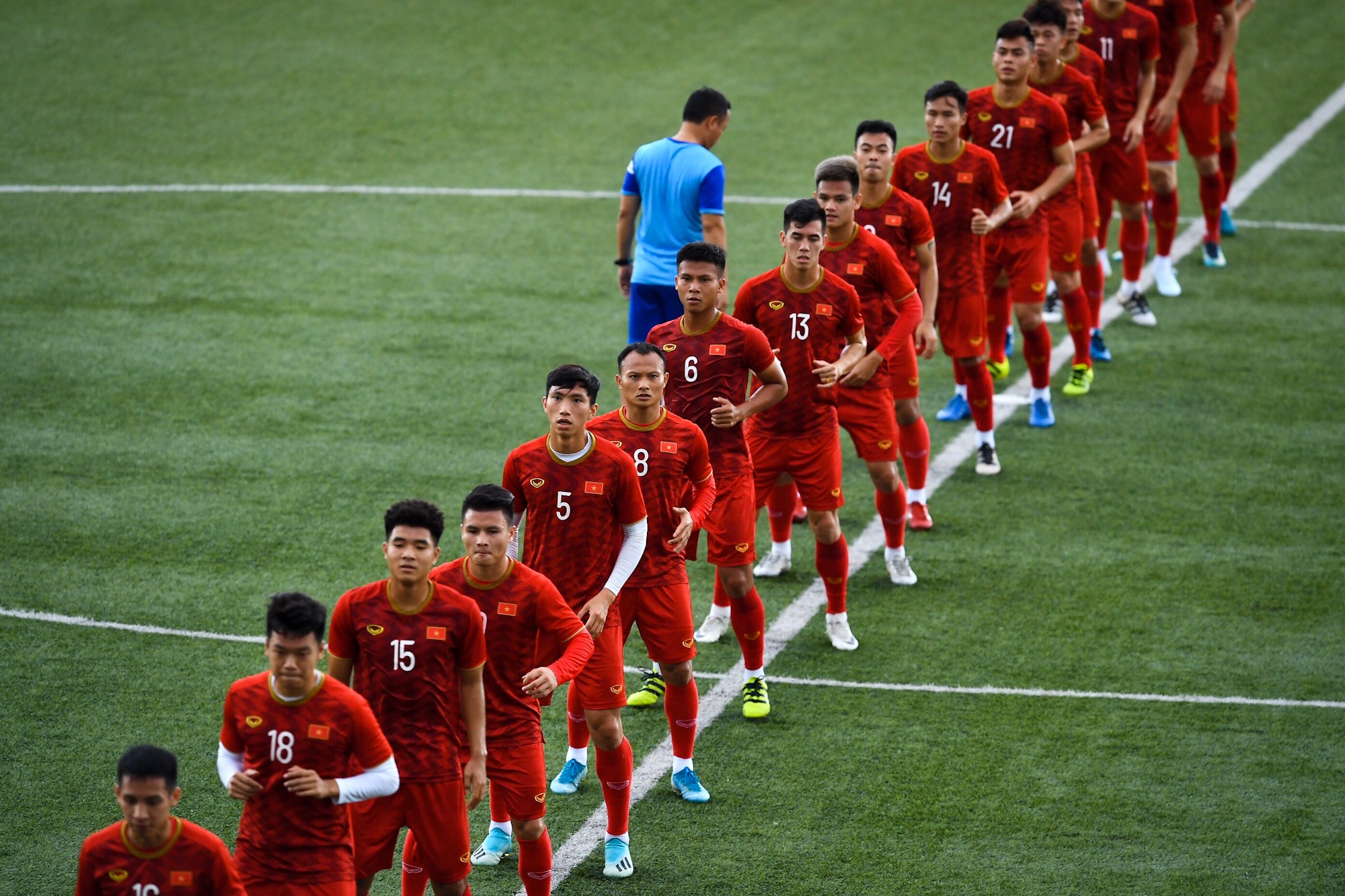 U22 Viet Nam di gan 40 km anh 2