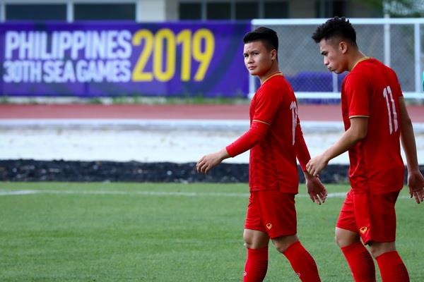 U22 Viet Nam di gan 40 km, tap buoi cuoi truoc SEA Games hinh anh