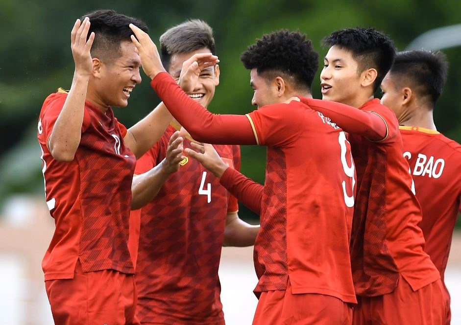 HLV U22 Brunei hop bao anh 1