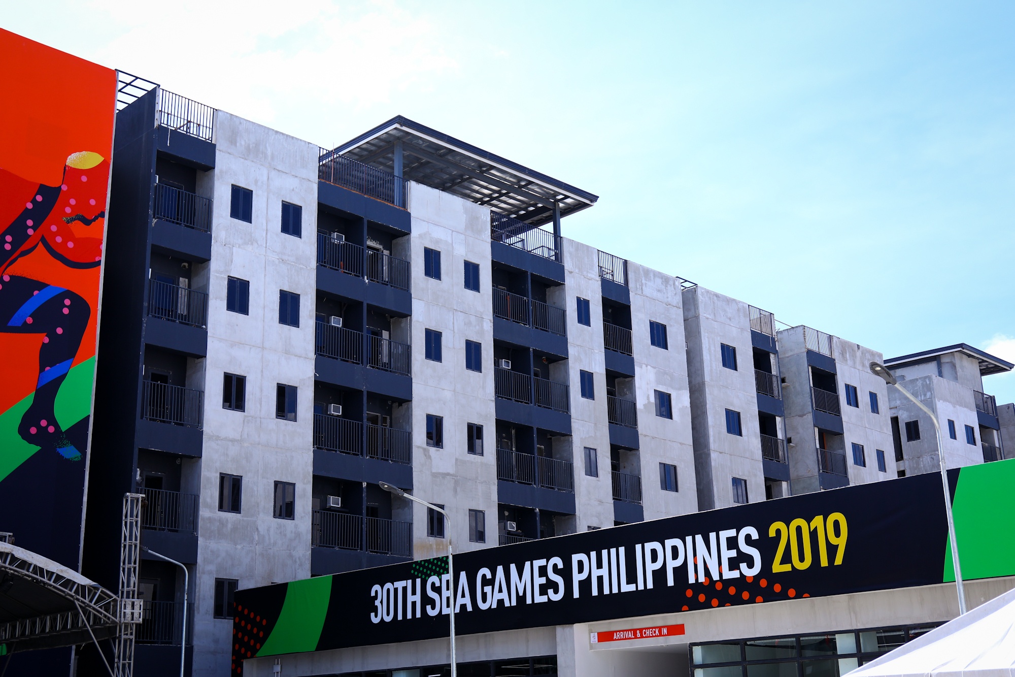 Làng VĐV SEA Games 30 ảnh 1 Lang VDV SEA Games 30 anh 1