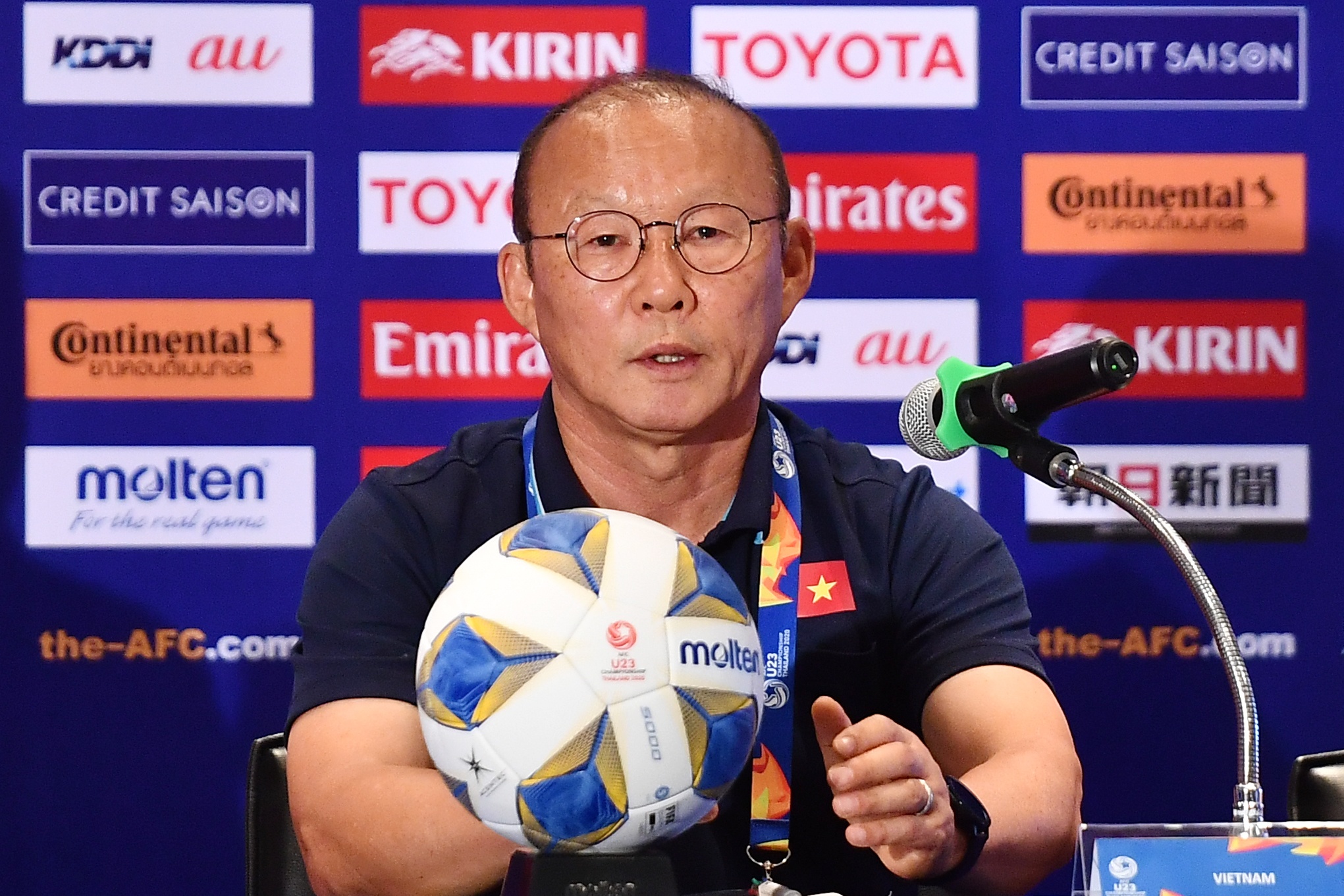 HLV Park thua nhan U23 Viet Nam ap luc vi tung thua UAE o ASIAD hinh anh