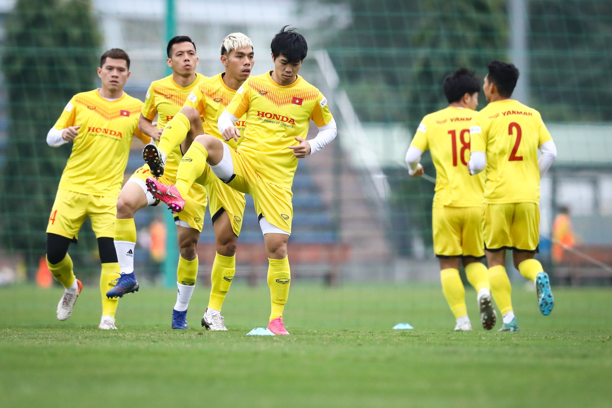 Tuyen Viet Nam giao huu U22 anh 1