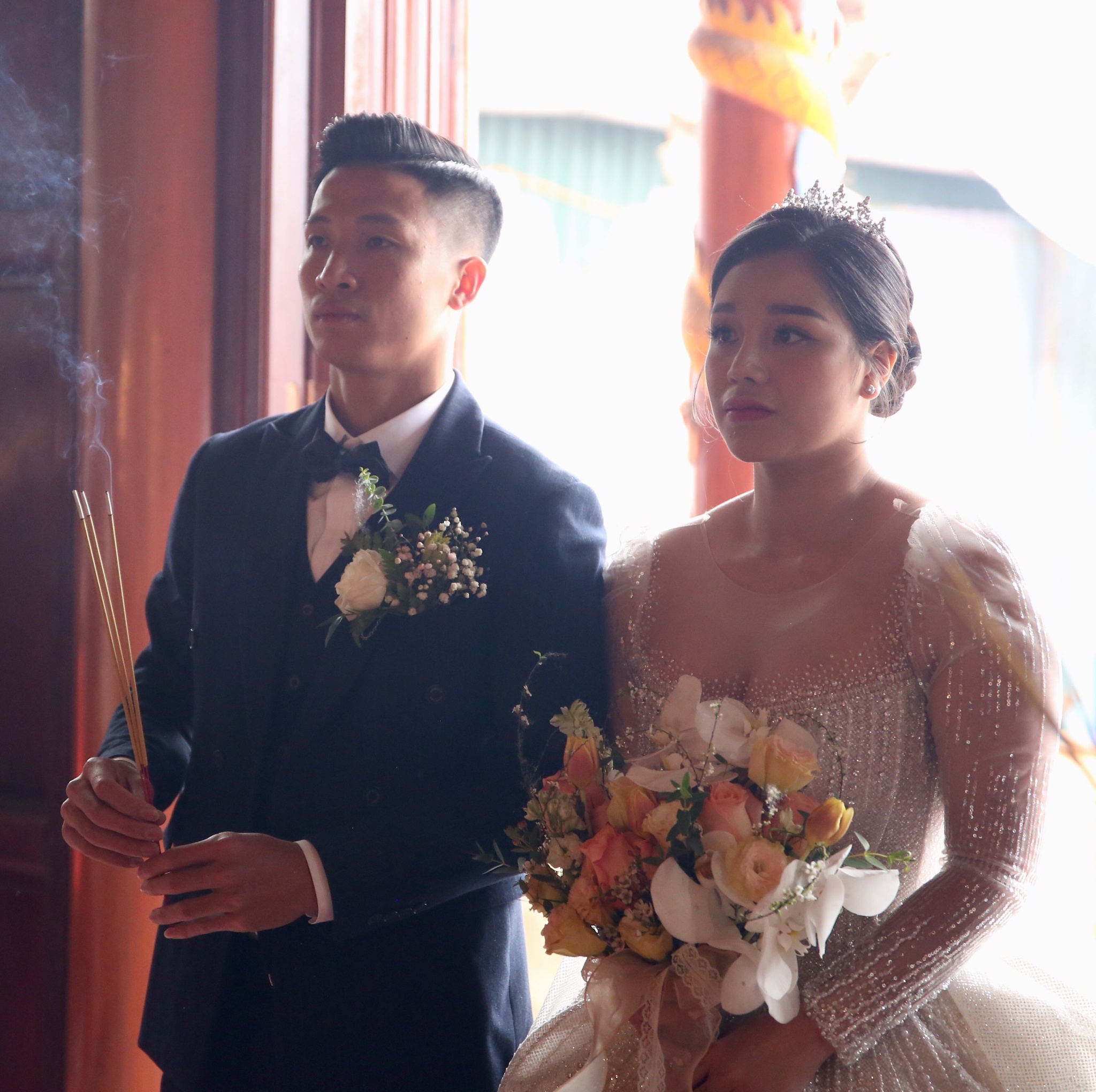 Dam cuoi Bui Tien Dung anh 4