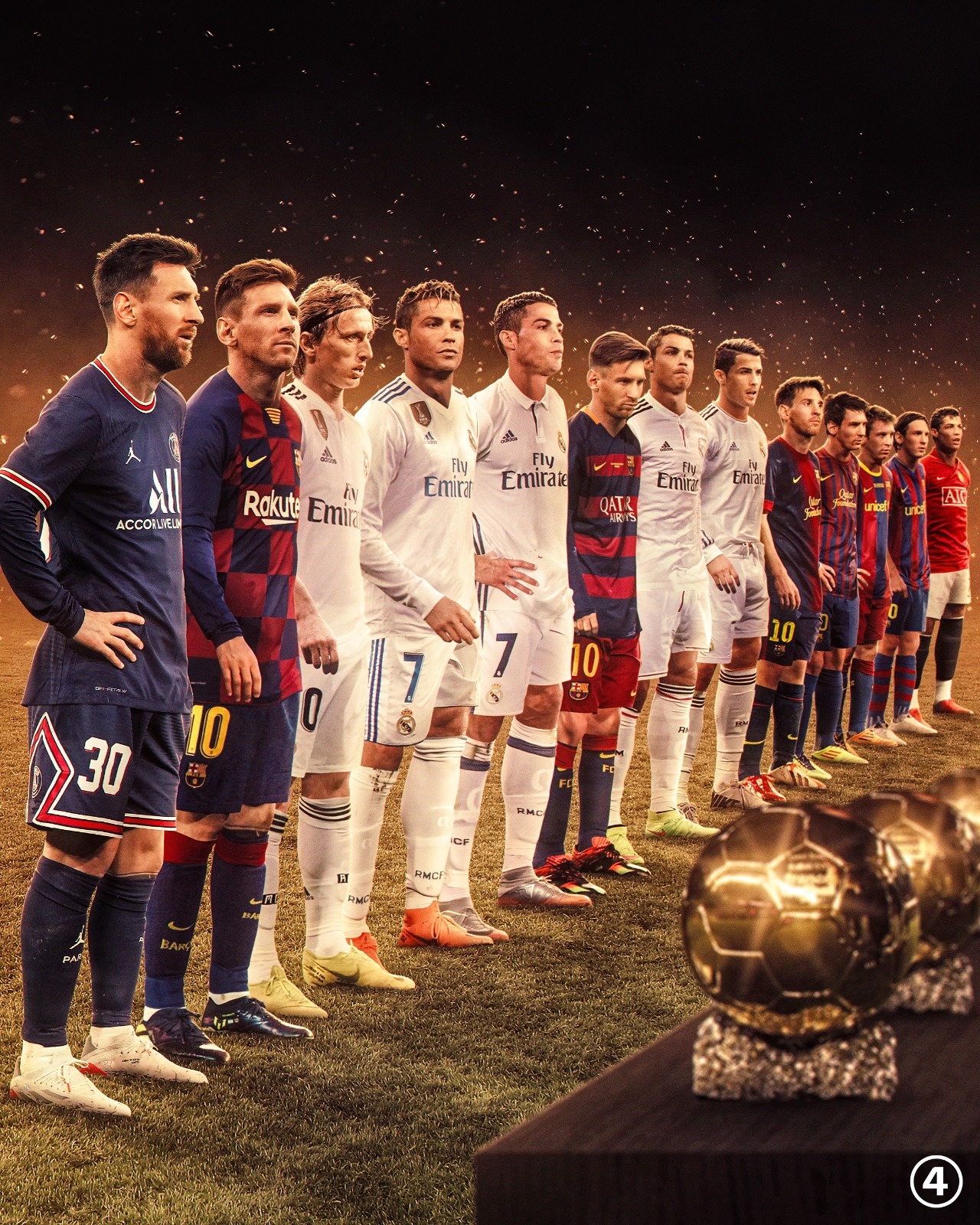 Modric Qua bong vang Messi anh 1