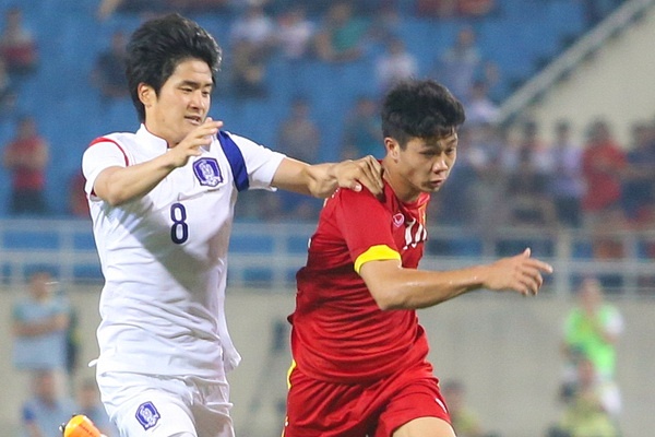 U23 Viet Nam da 2 tran voi U20 Han Quoc tai Phu Tho hinh anh