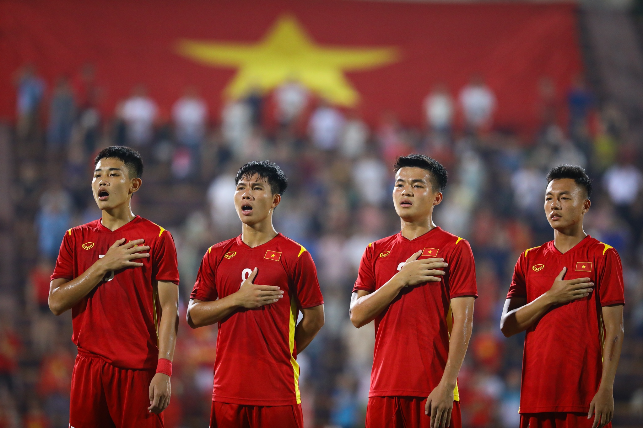 U20 Viet Nam hoa Palestine anh 1