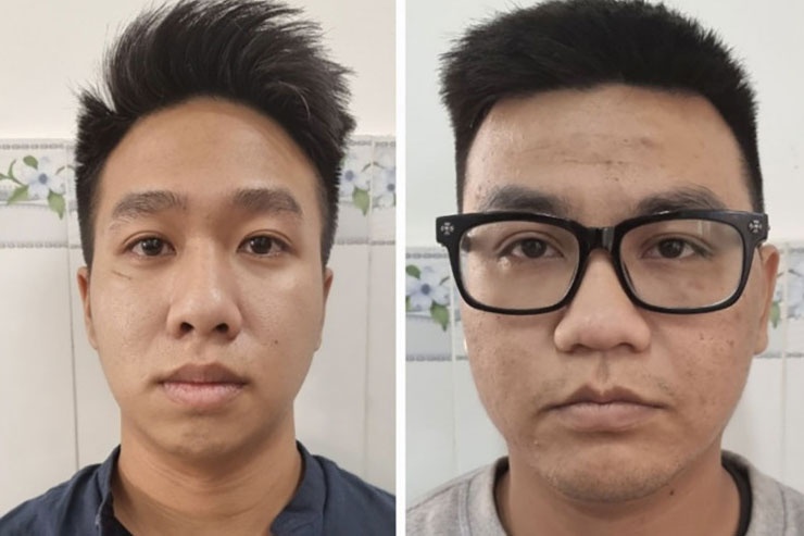 Bat nhom doi tuong gia nhan vien ngan hang lua dao qua mang hinh anh