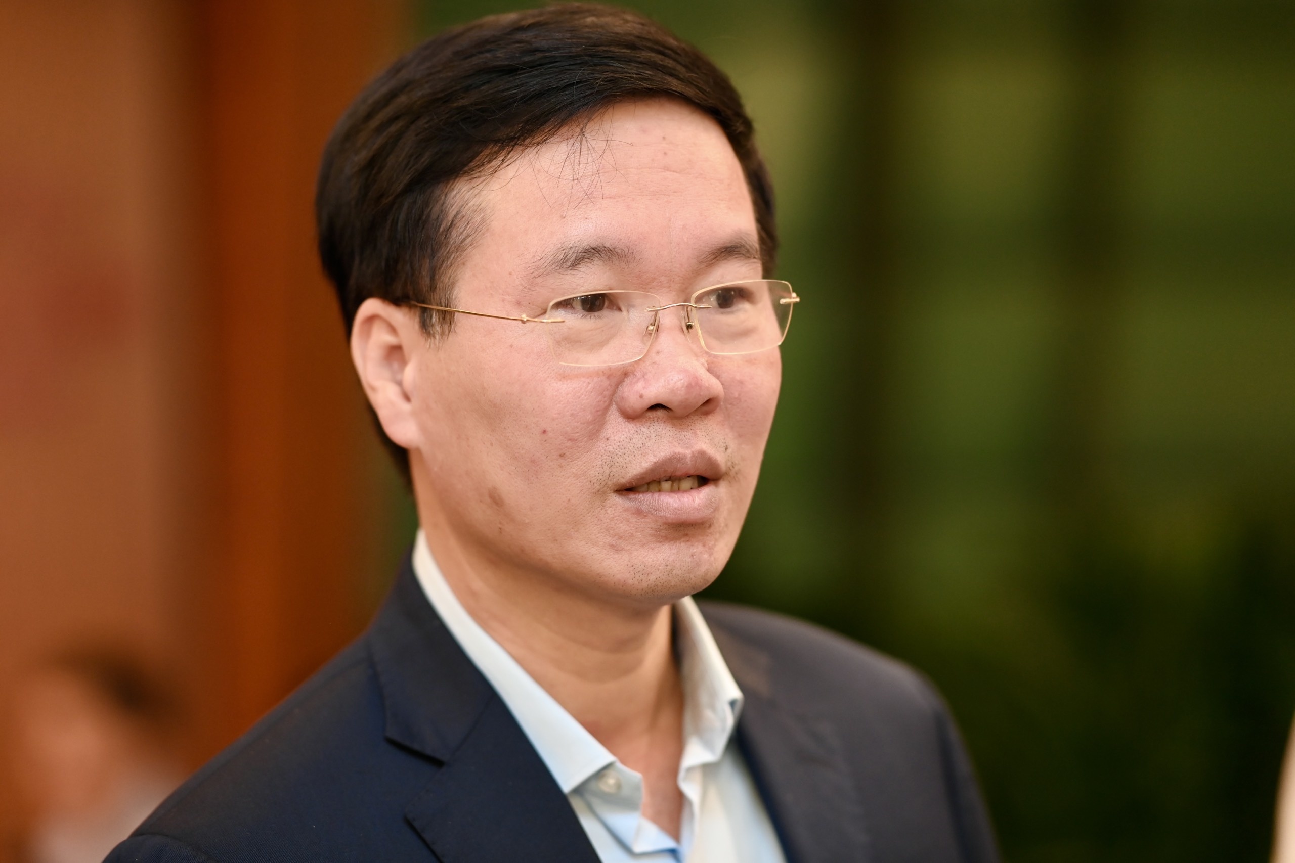 Quoc hoi mien nhiem Chu tich nuoc Vo Van Thuong hinh anh