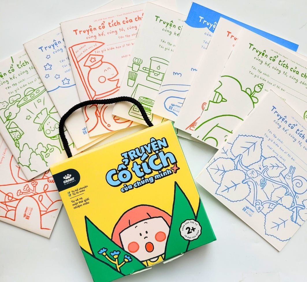 Bo sach de doc gia trai nghiem sang tac, to mau minh hoa hinh anh