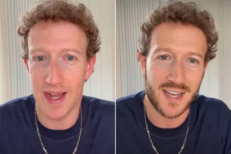 Anh Mark Zuckerberg co rau gay sot hinh anh