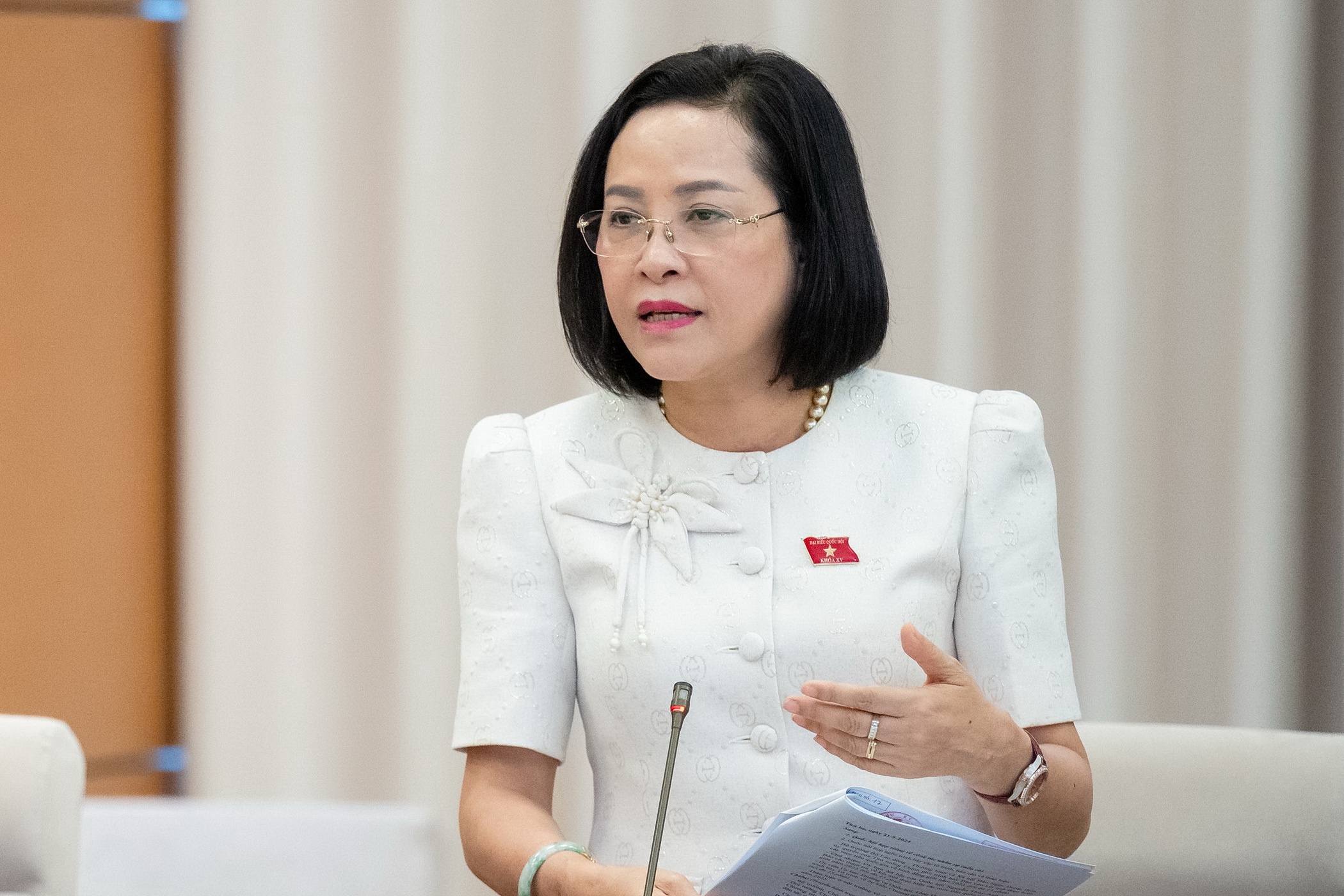 Ba Nguyen Thi Thanh giu chuc Pho chu tich Quoc hoi hinh anh