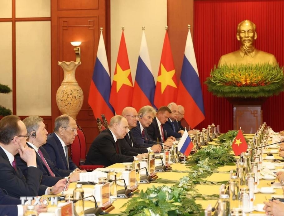 Vladimir Putin Nguyen Phu Trong anh 3