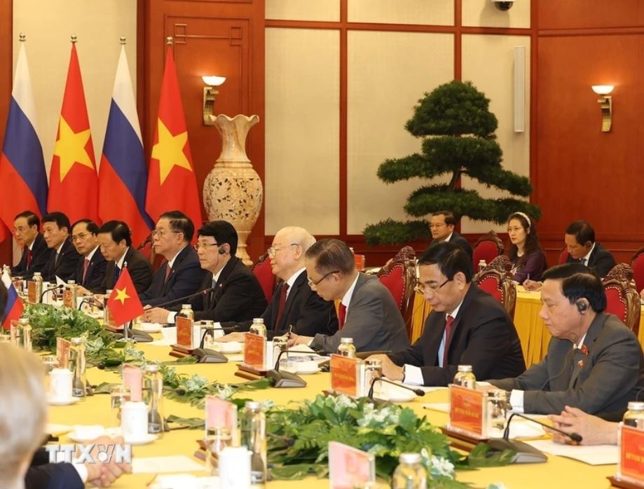 Vladimir Putin Nguyen Phu Trong anh 4