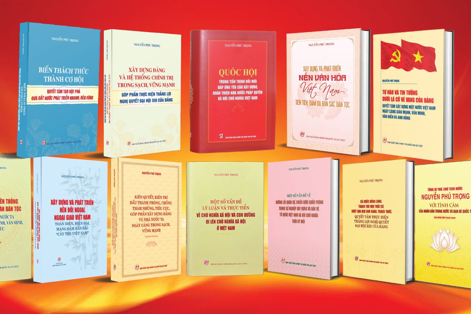 Trao tang sach cua co Tong Bi thu Nguyen Phu Trong hinh anh