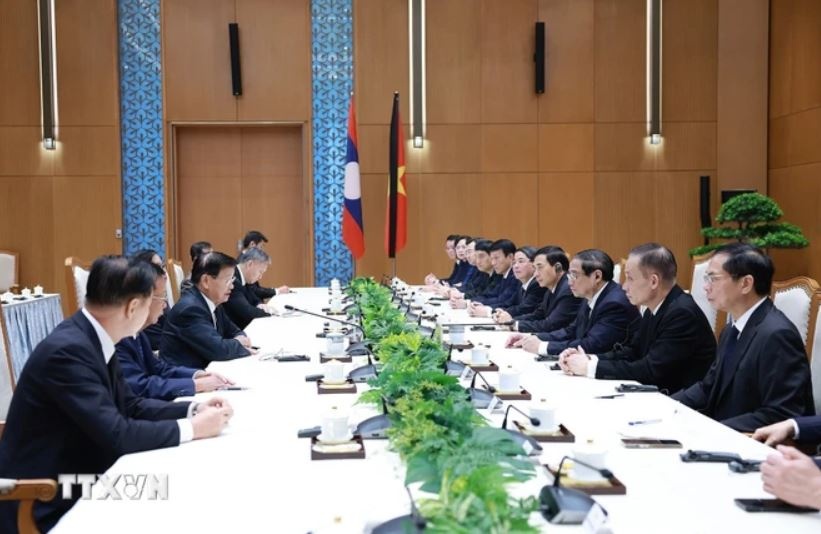 Pham Minh Chinh Thongloun Sisoulith anh 3