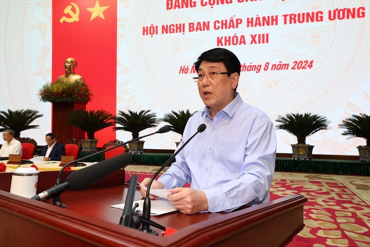 Be mac Hoi nghi Ban Chap hanh Trung uong khoa XIII hinh anh