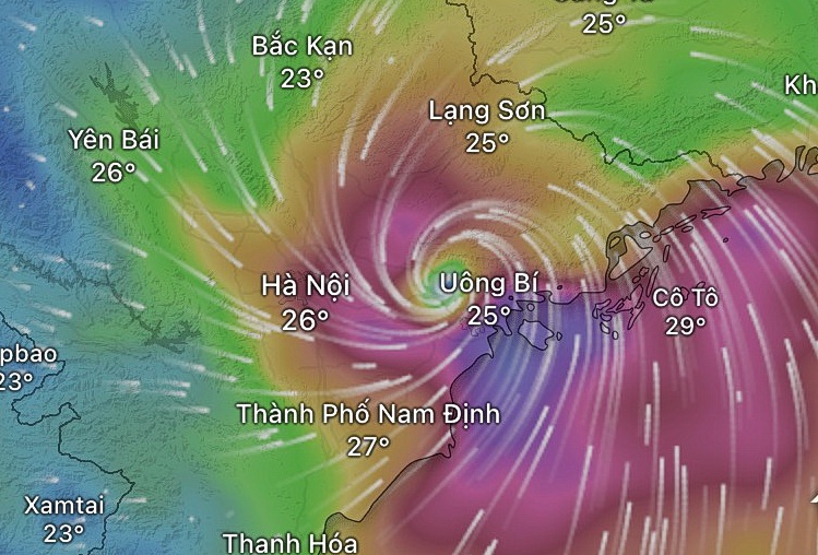 Bao Yagi xuong cap 8-9 khi vao Ha Noi hinh anh