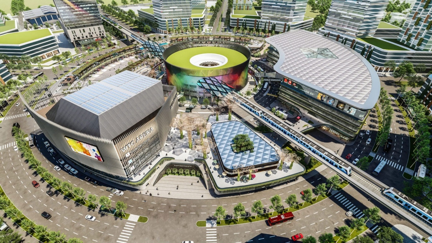 Mo duong cho bat dong san Thanh pho moi Binh Duong thang hoa hinh anh