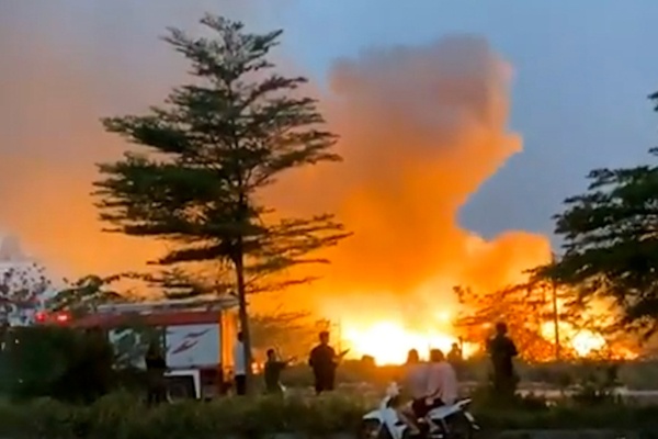 Chay tai 'lang ty phu' o Bac Ninh hinh anh