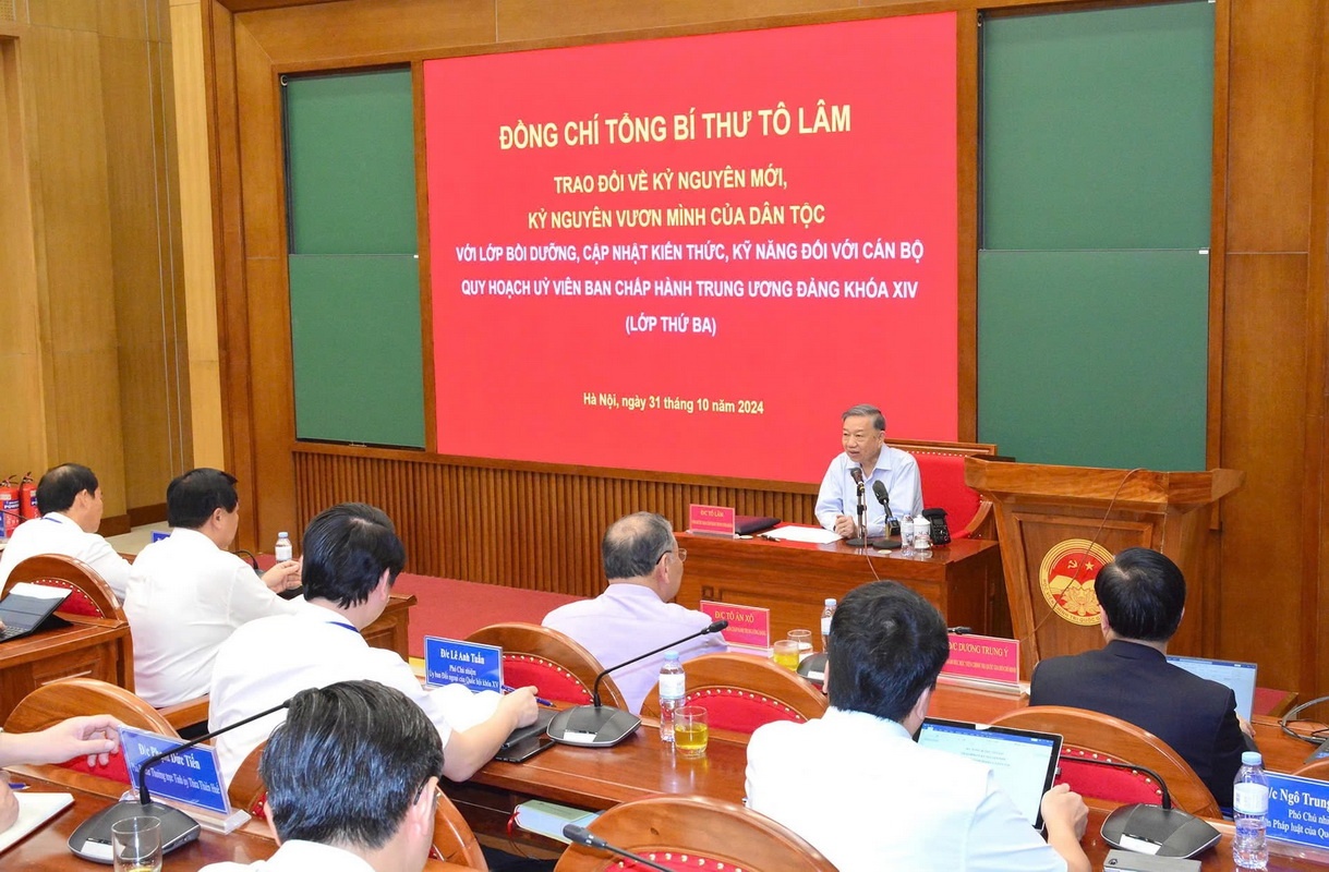 Noi dung chuyen de cua Tong Bi thu To Lam ve ky nguyen vuon minh hinh anh