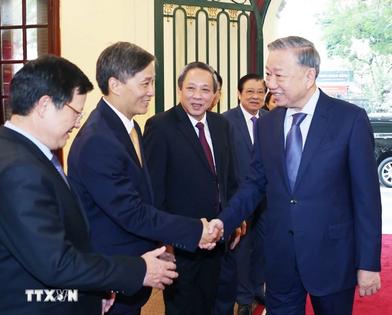 Tong Bi thu To Lam lam viec voi Ban Can su Dang Bo Tu phap hinh anh