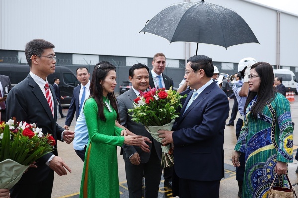 Thu tuong Pham Minh Chinh gap go cong dong nguoi Viet Nam tai Brazil hinh anh