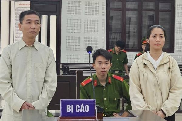San xuat cha bang han the, cap vo chong o Da Nang doi mat voi an tu hinh anh