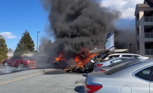 Roi may bay cho 5 nguoi tai My hinh anh