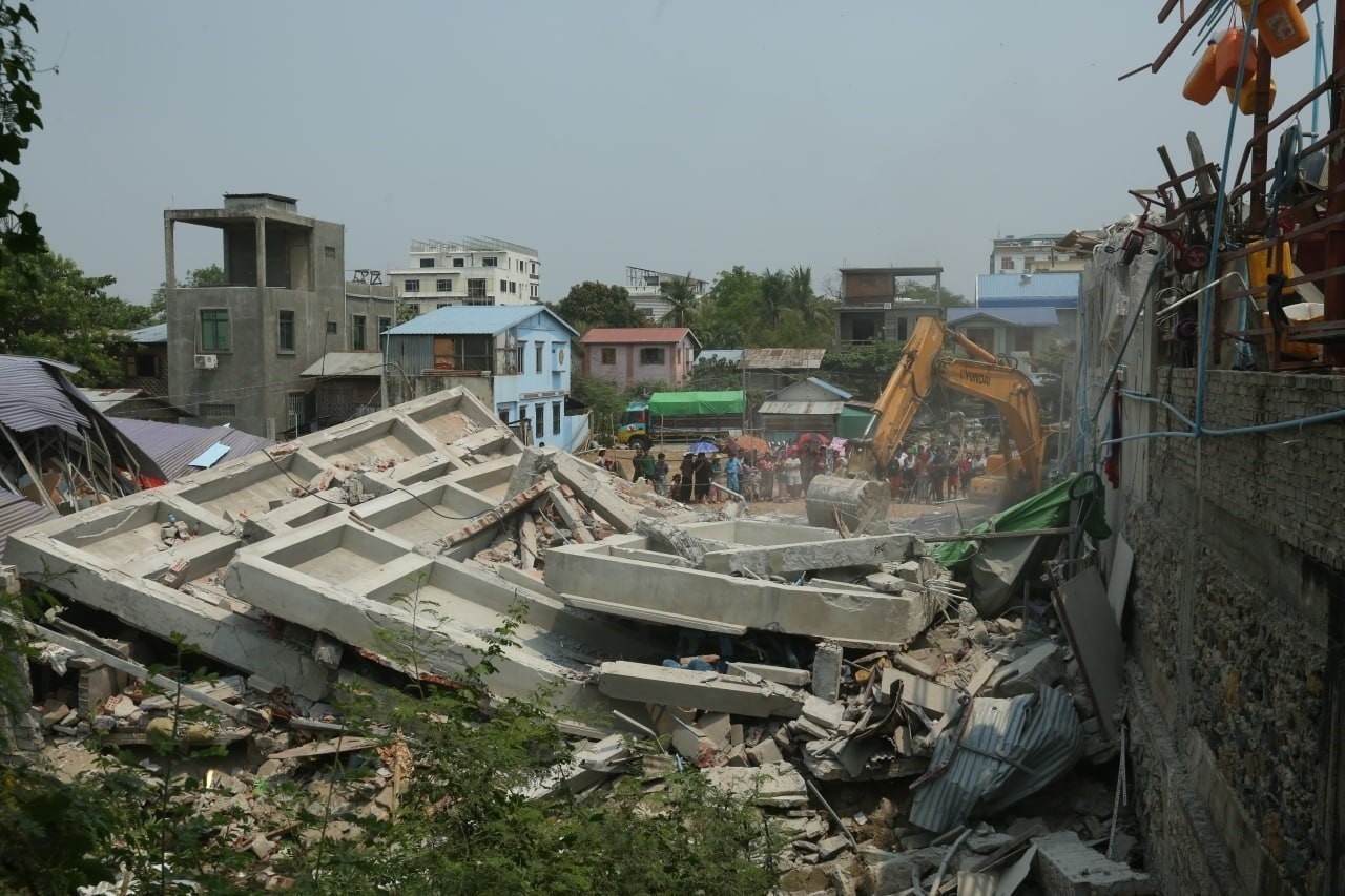 dong dat o Myanmar anh 1