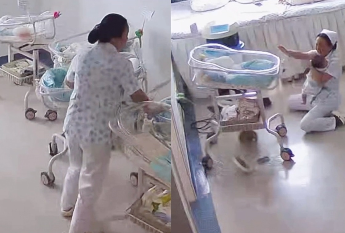 Dong dat o Myanmar: Video nhung nu y ta quen minh bao ve tre so sinh hinh anh