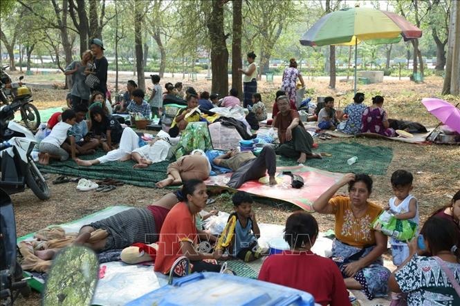 Dong dat tai Myanmar: Hon 1.600 nguoi da thiet mang hinh anh