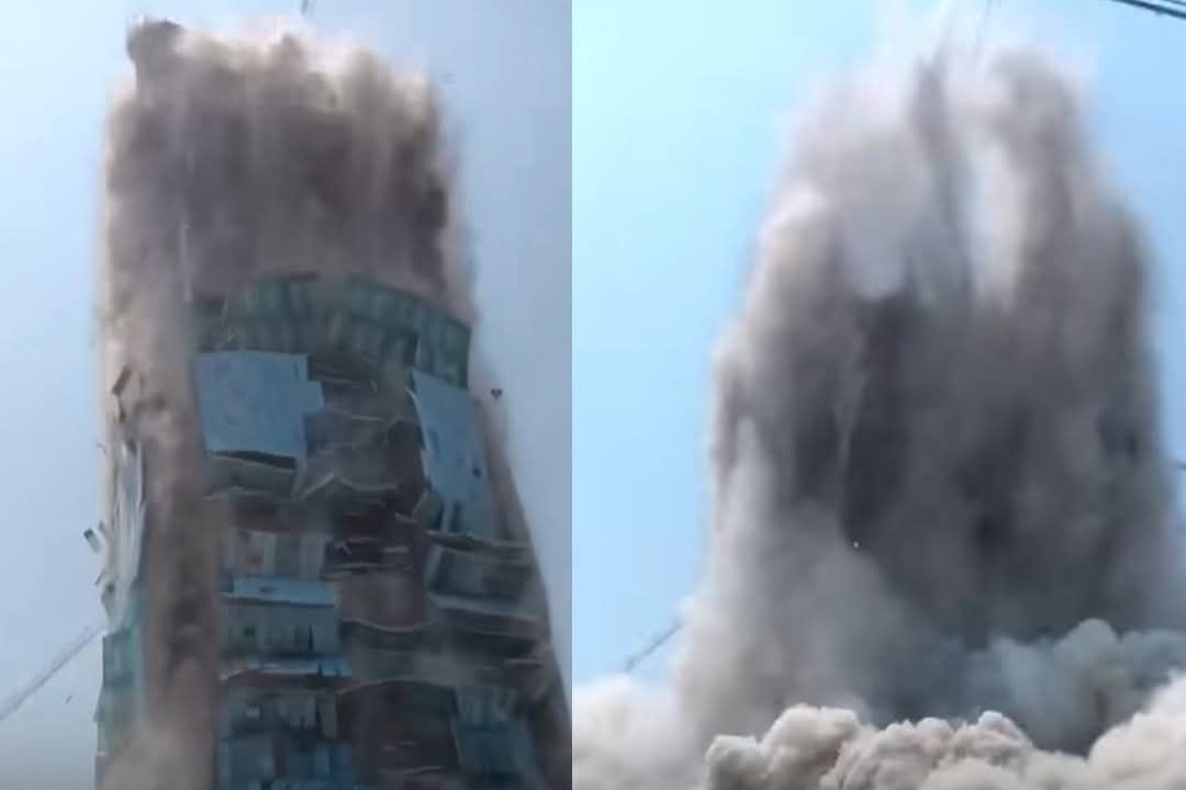 Toa nha o Thai Lan do sap vi du chan tran dong dat hinh anh