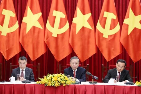 Tong Bi thu To Lam tiep Truong doan cac chinh dang cac nuoc hinh anh