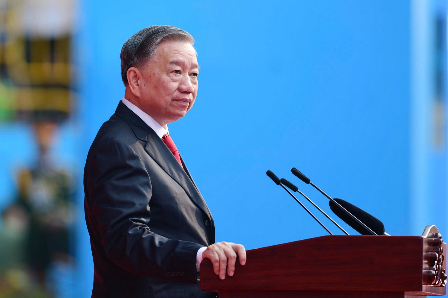 Toan van dien van cua Tong Bi thu To Lam tai le ky niem 30/4 hinh anh