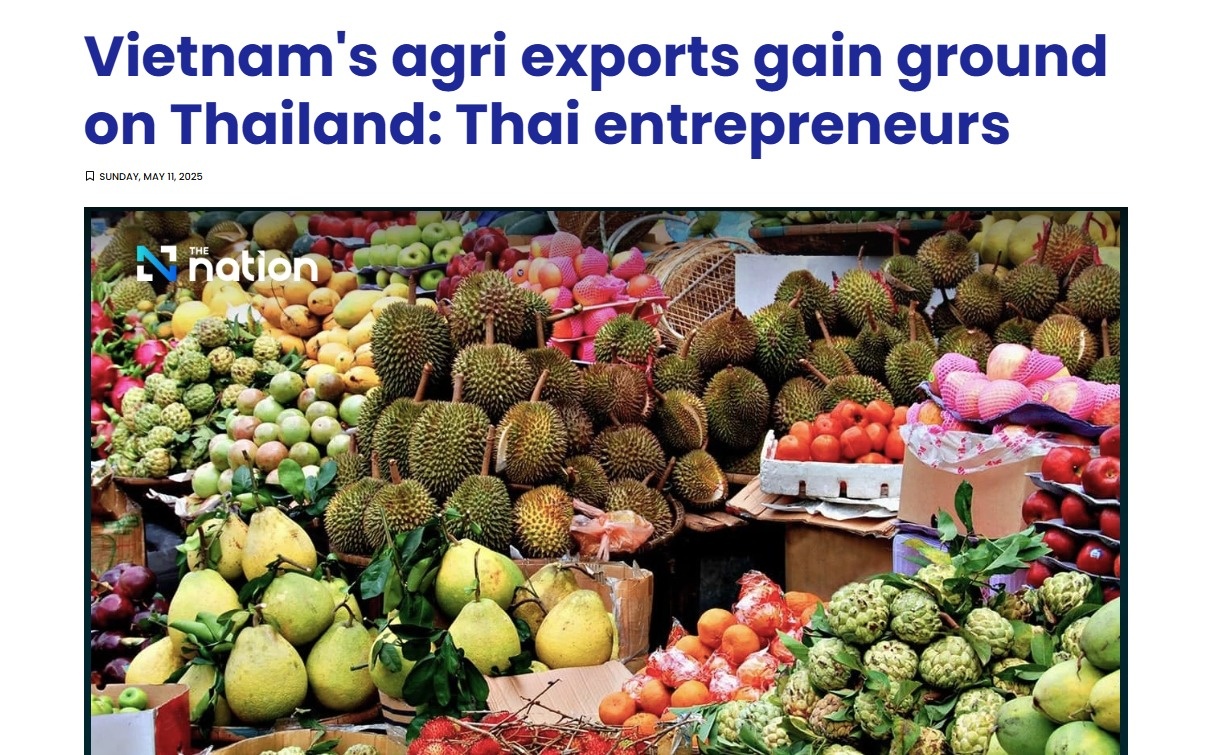 Bao Thai Lan: Nong san nuoc nay se som bi Viet Nam vuot mat hinh anh