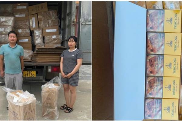 Bat giam doc buon ban hon 55.000 bao thuoc la Thang Long gia hinh anh