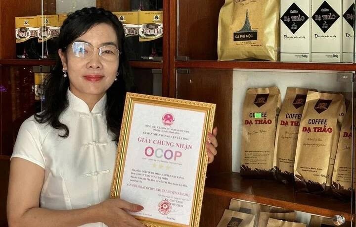 Ca phe Da Thao ban 17 tan hang gia: Tung duoc vinh danh san pham OCOP hinh anh