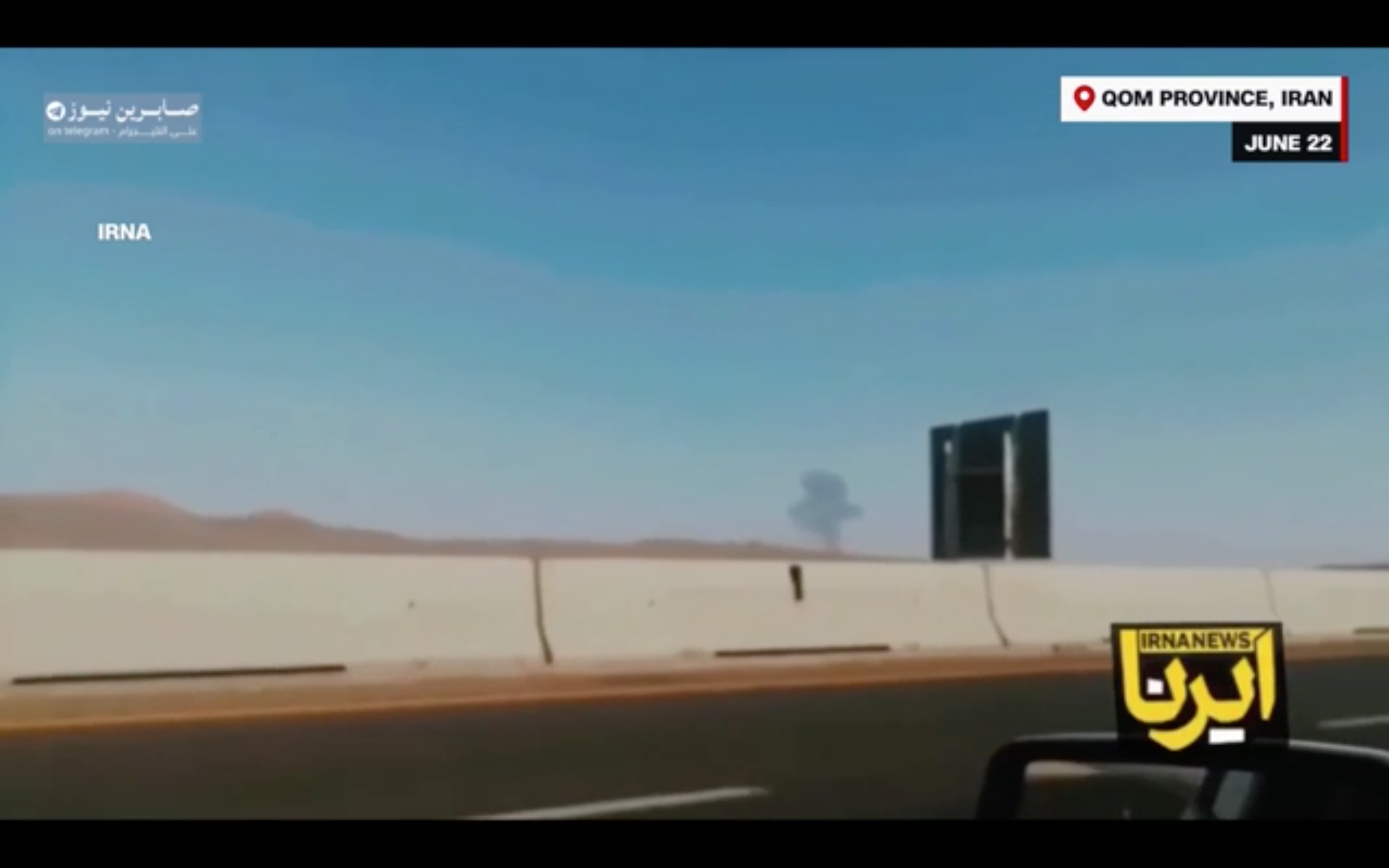 Khoi boc len gan co so hat nhan Fordow sau khong kich cua My hinh anh